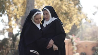 For a while now, these 2 nuns were feeling enticed by every other, and today, the Devil won, and they gave in to earthly pleasures of the flesh.